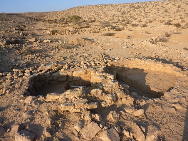 Horvat Haluqim, terraced wadi, silos (1).jpg