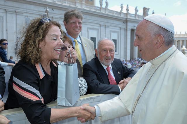Rivka and the pope.jpg