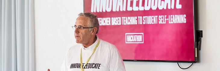 Innovate2Educate Hackathon:A 30-hour development marathon. The event brought  together developers, designers, educators, entrepreneurs, students, faculty and others in order to develop the technologies that will change the face of learning and education